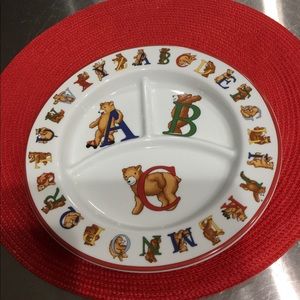 Tiffany & Co Alphabet Plate Like New!